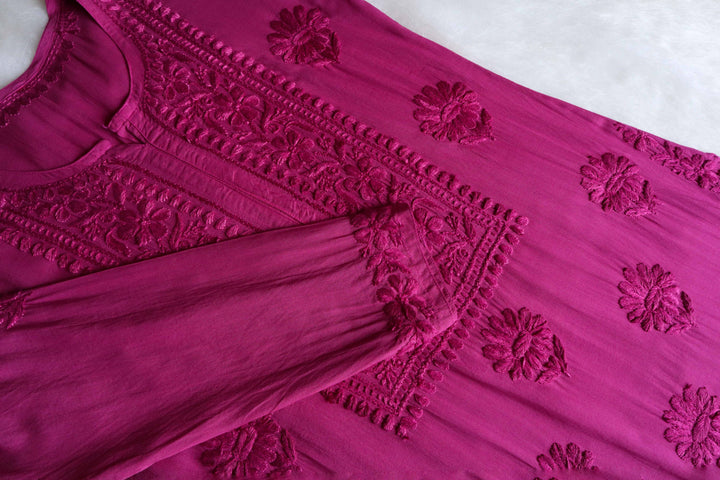 Duaa Deep Purple Modal Kurta Pant set