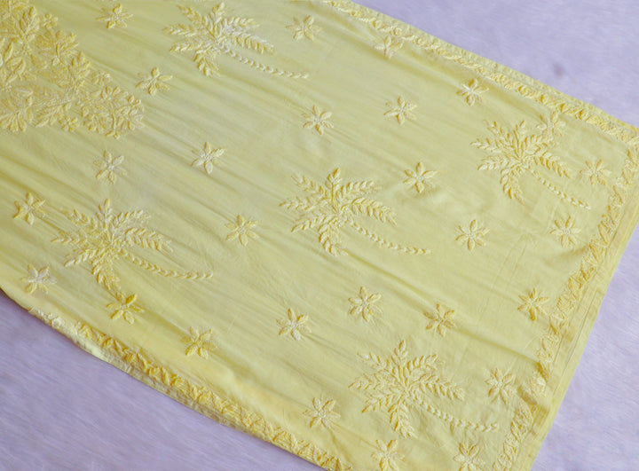 Zaira Pastel Yellow Pure Cotton Kurta