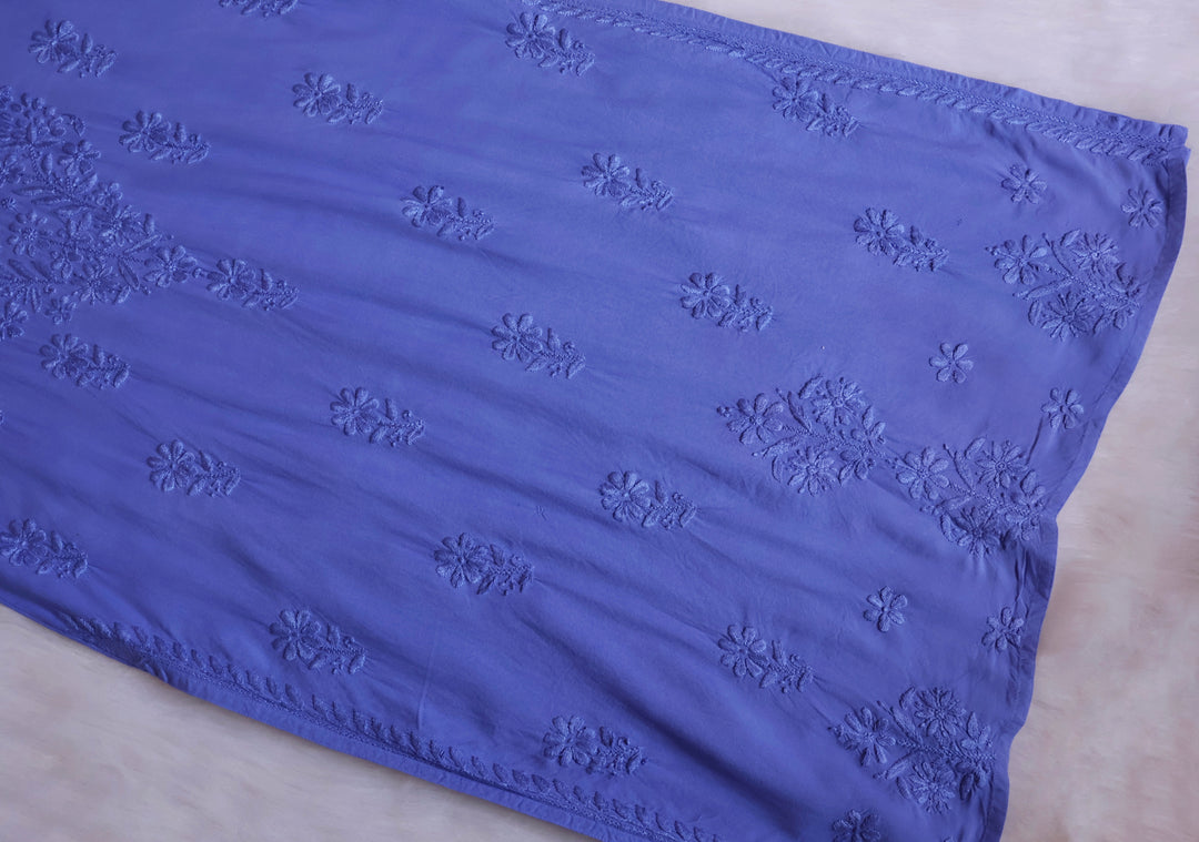 Azel Ice Blue 2 piece Rayon set