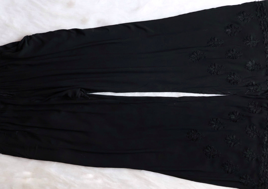 Nazakat Black 2 piece Rayon set