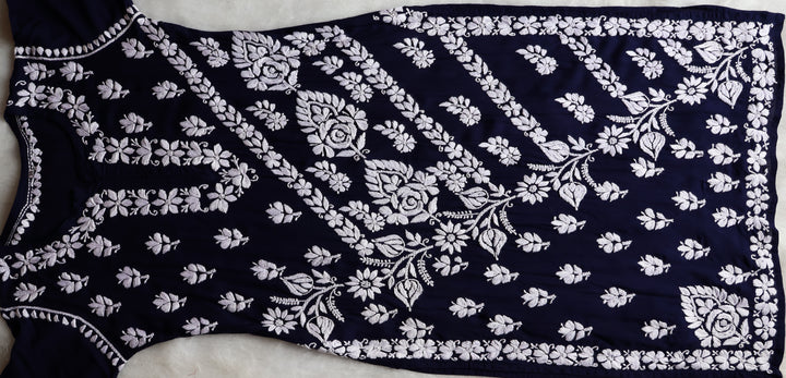 Mahnoor Navy Blue Pure Modal set