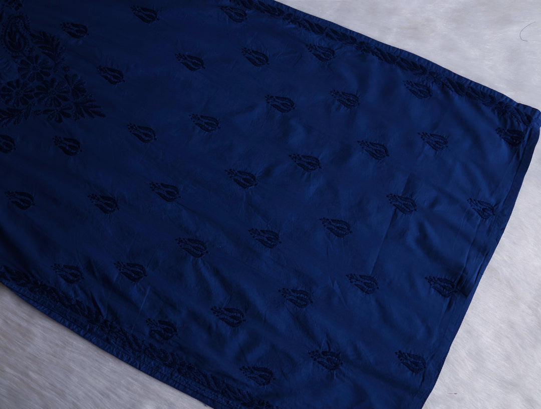 Anah Royal Blue Pure Cotton Kurta