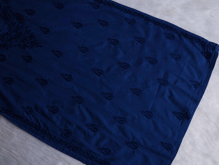 Anah Royal Blue Pure Cotton Kurta