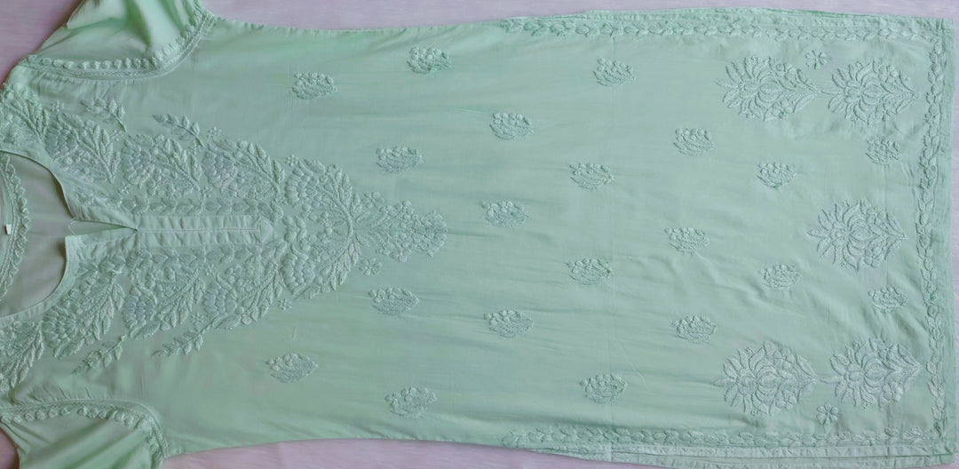 Mariam Mint Green Pure Cotton Kurta