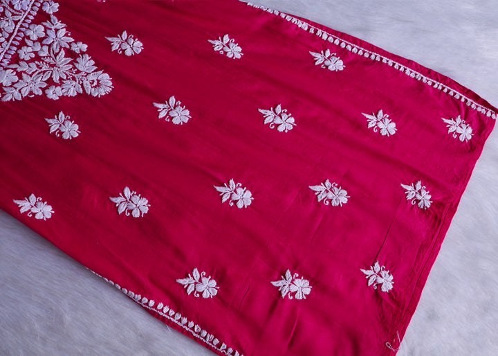 Waliya Deep Pink Cotton Kurta