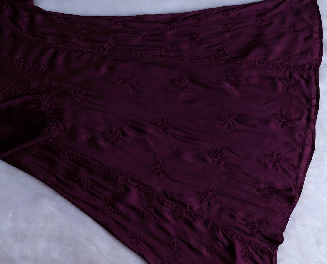 Mehr Deep Purple Modal Silk Dress