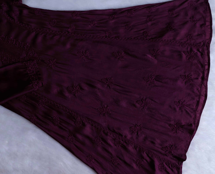 Mehr Deep Purple Modal Silk Dress