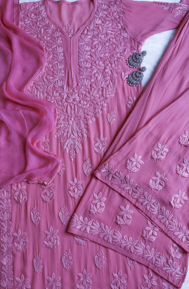 Zimra Dusty Purple Viscose 3 Piece Set