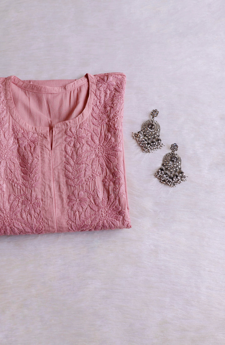 Anah Rose Brown Pure Cotton Kurta