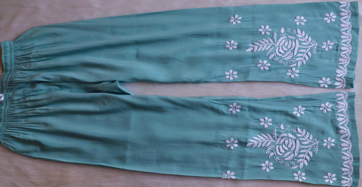 Anaisha Sea Blue Silk Crepe Kurta set