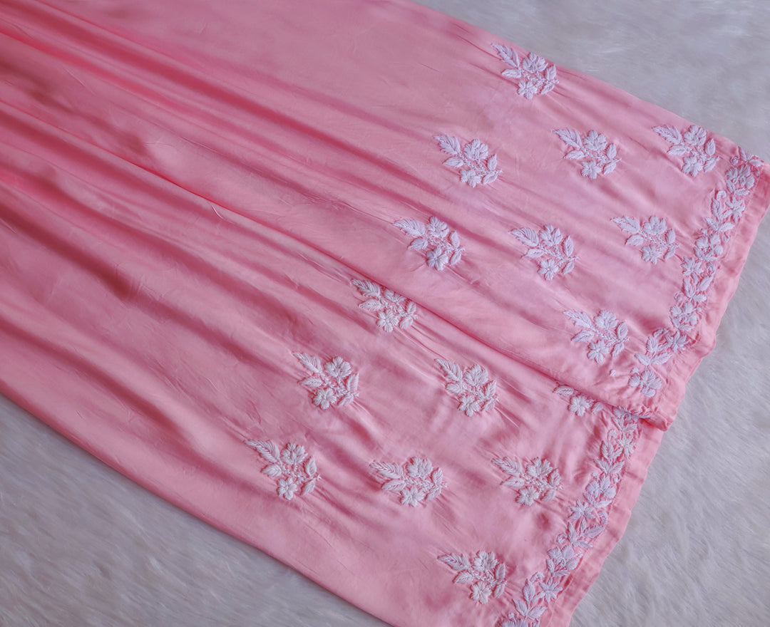 Mahnoor Baby Pink Modal Silk Kurta Set