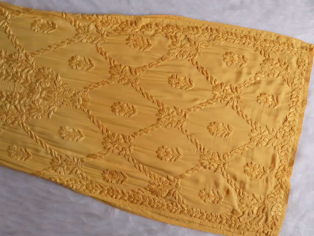 Alanah Yellow Long Modal Kurta