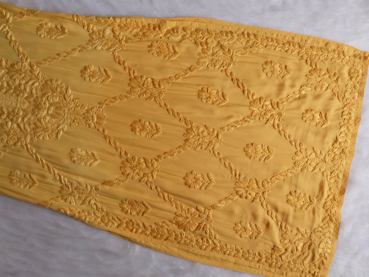 Alanah Yellow Long Modal Kurta