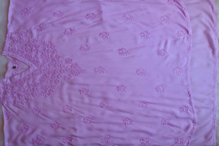 Sadiya Lavender Luxe Muslin Kaftan
