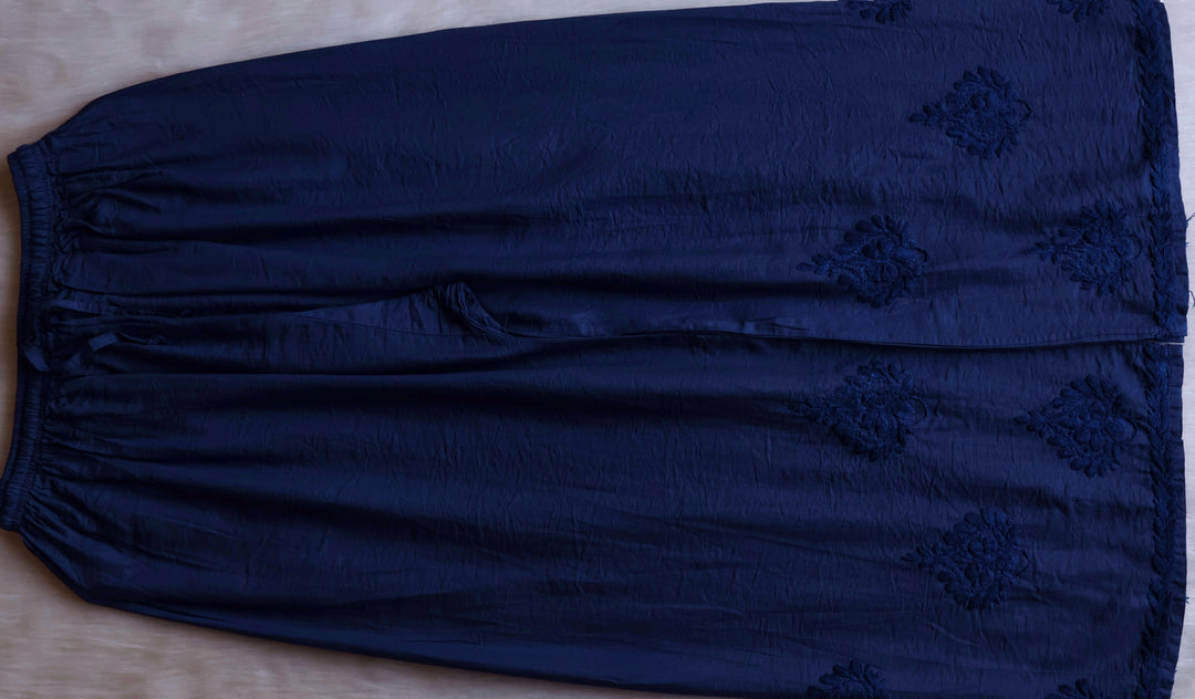 Alfiya Royal Blue Pure Chanderi set