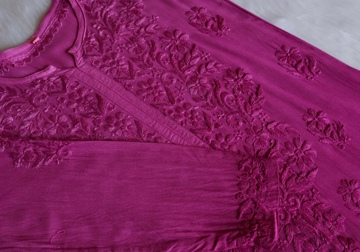 Farhaa Dusty Purple 2 piece Rayon set