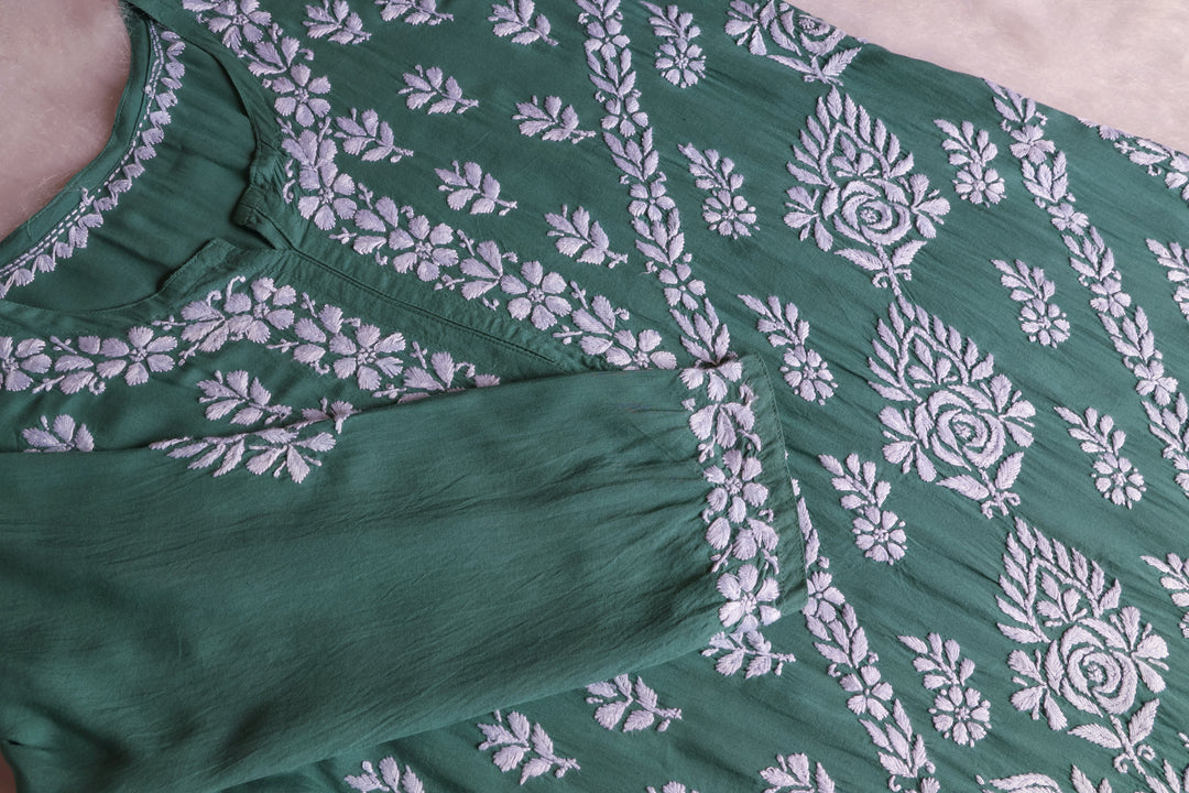 Mahnoor Sage Green Pure Modal set