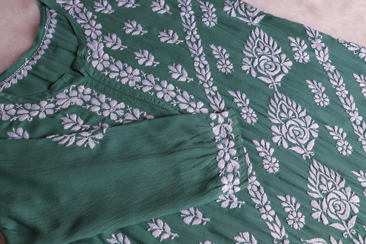 Mahnoor Sage Green Pure Modal set