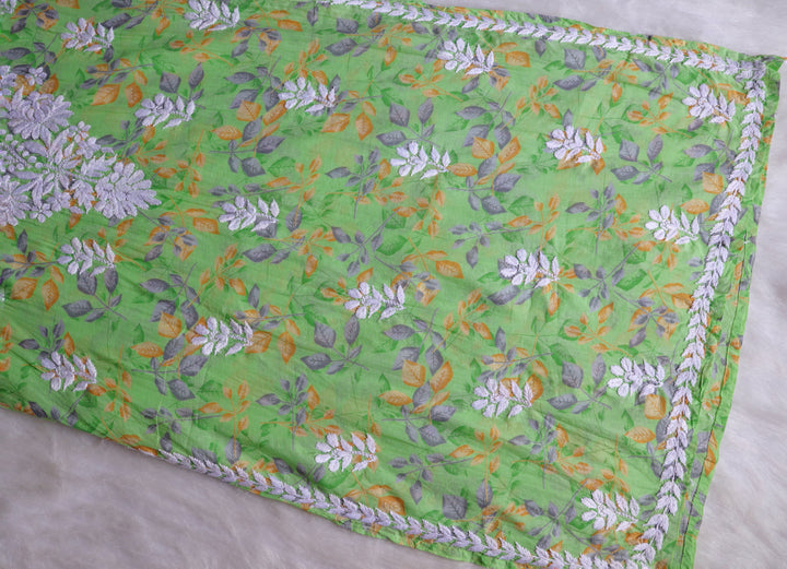 Iris Green Pure Mulmul set