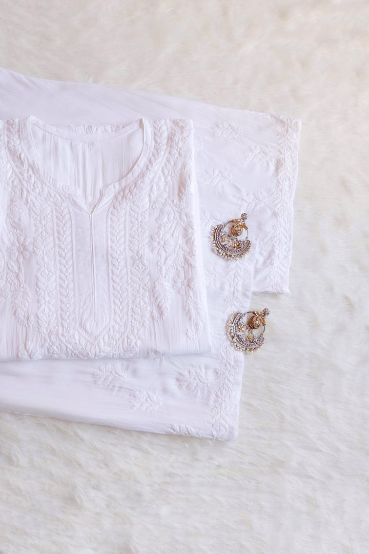 Nazakat White Pure Modal set