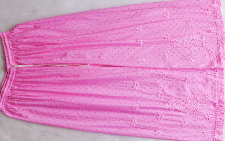 Nazakat Baby Pink 3 Piece Cotton Kurta set