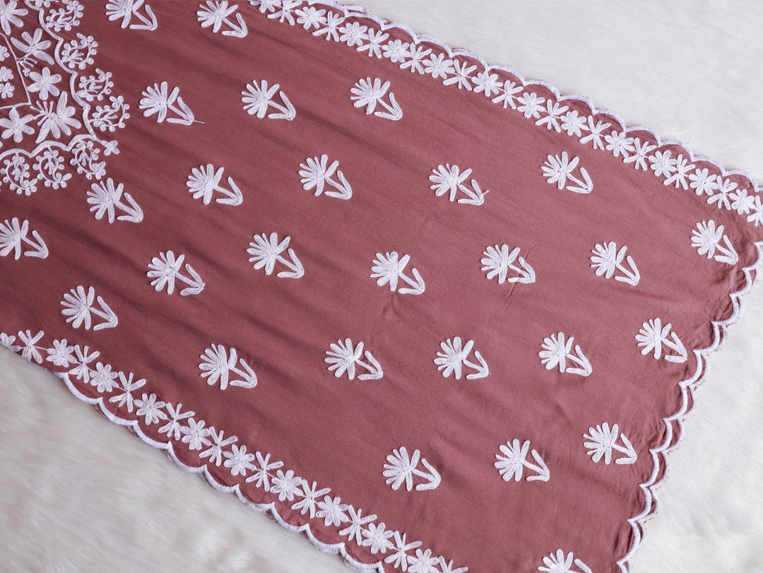 Mira Rose Brown Rayon Kurta Pant set