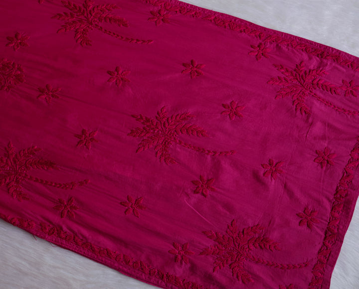 Zaira Deep Pink Pure Cotton Kurta
