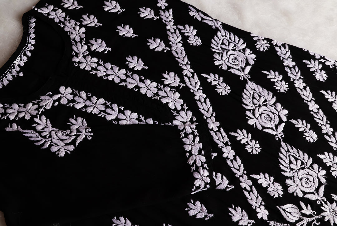 Mahnoor Black Pure Modal set