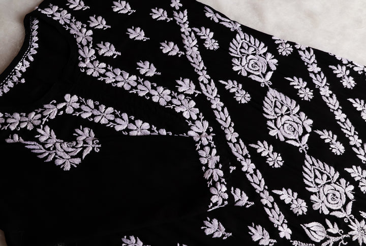 Mahnoor Black Pure Modal set