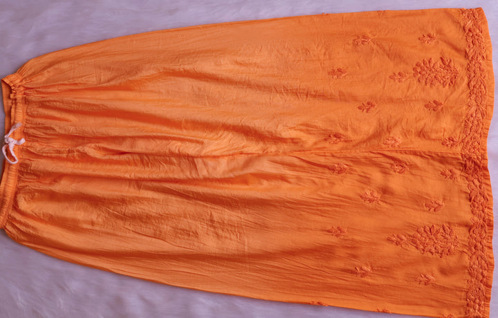 Jannat Peach Pure Chanderi set