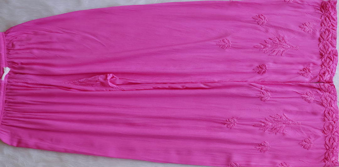 Duaa Baby Pink Modal Ombre Kurta Pant set