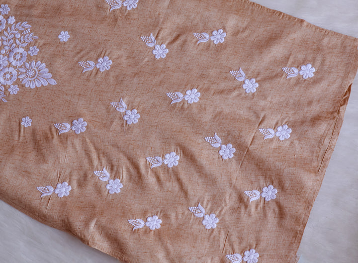 Taraa Beige Cotton Kurta