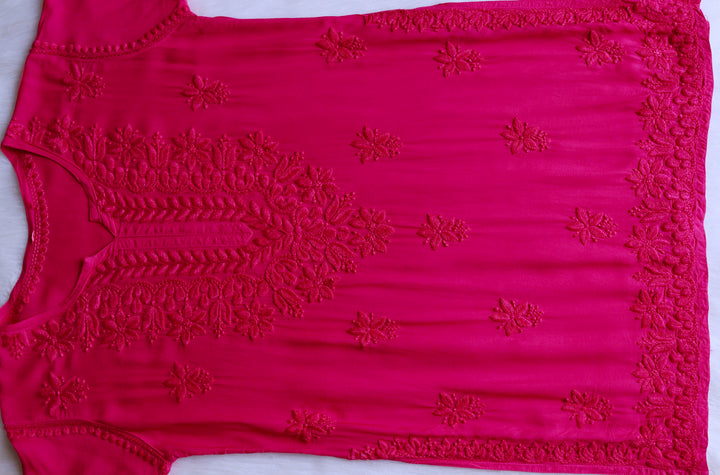 Sarah Deep Pink Modal short top