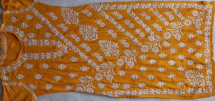 Mahnoor Mustard Yellow Pure Modal set