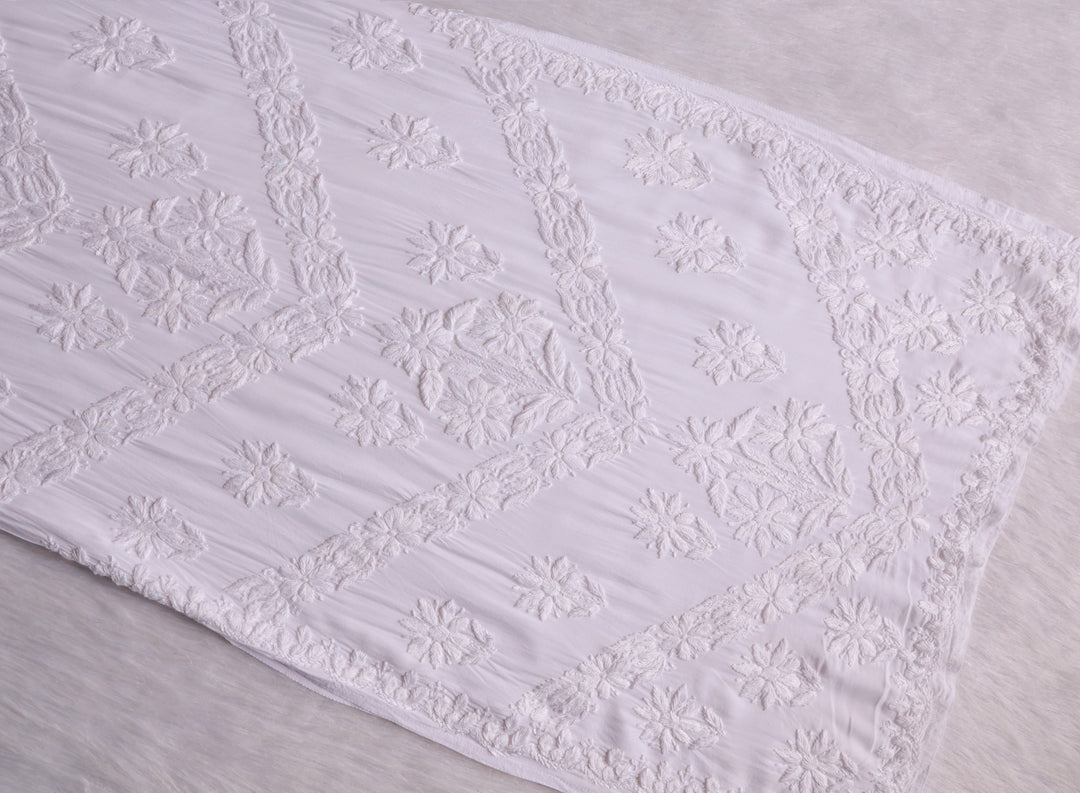 Zahrah White Pure Modal set