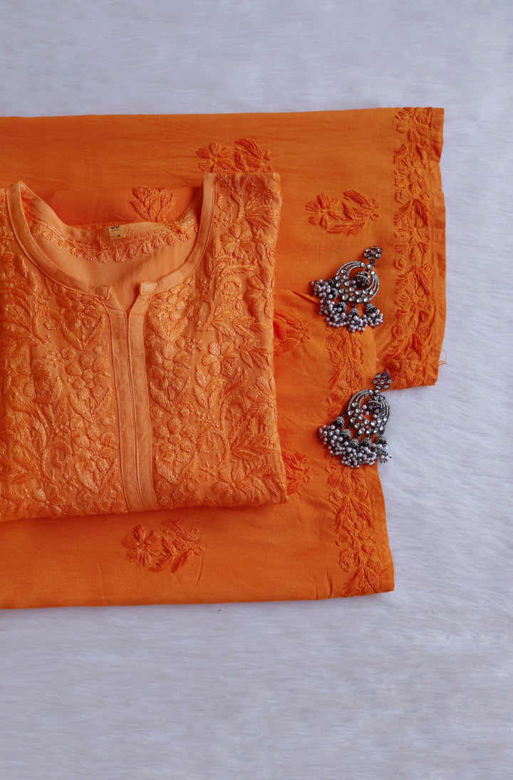 Farhaa Peach 2 piece Rayon set