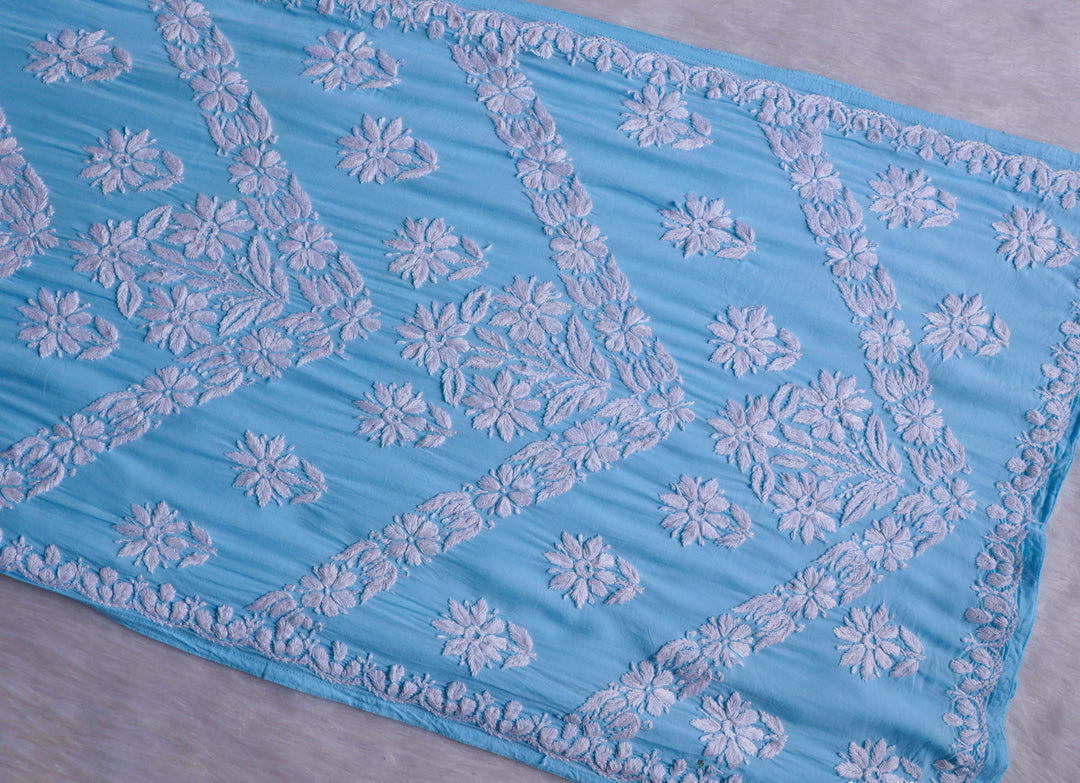 Zahrah Sky Blue Pure Modal set