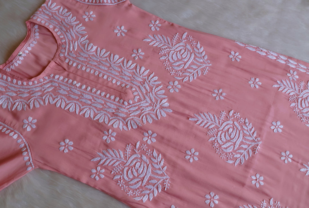 Anaisha Rose Brown Silk Crepe Kurta set