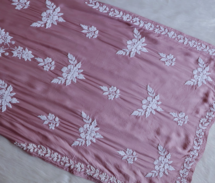 Mahnoor Dusty Lavender Modal Silk Kurta Set