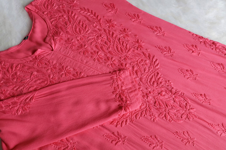 Nazakat Baby Peach 2 piece Rayon set