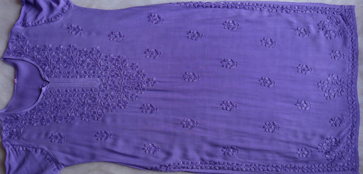 Azel Lilac 2 piece Rayon set