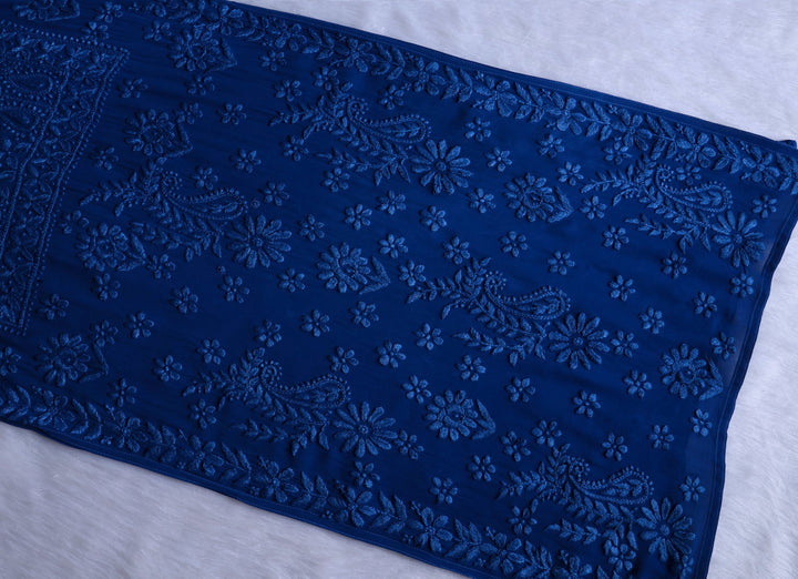 Ayzel Royal Blue Viscose 3 Piece Set