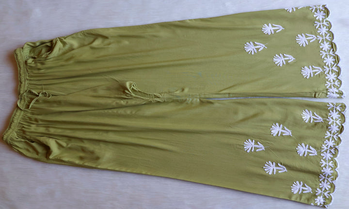 Mira Olive Green Rayon Kurta Pant set