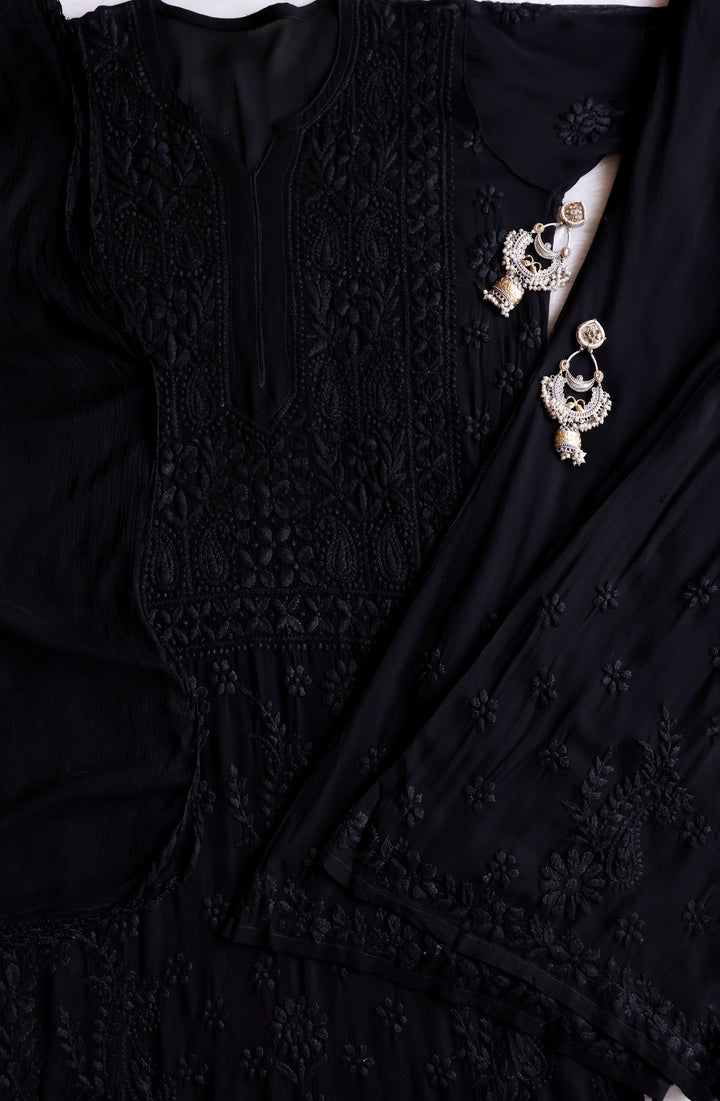 Ayzel Black Viscose 3 Piece Set