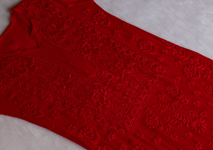 Ayzel Red Viscose 3 Piece Set