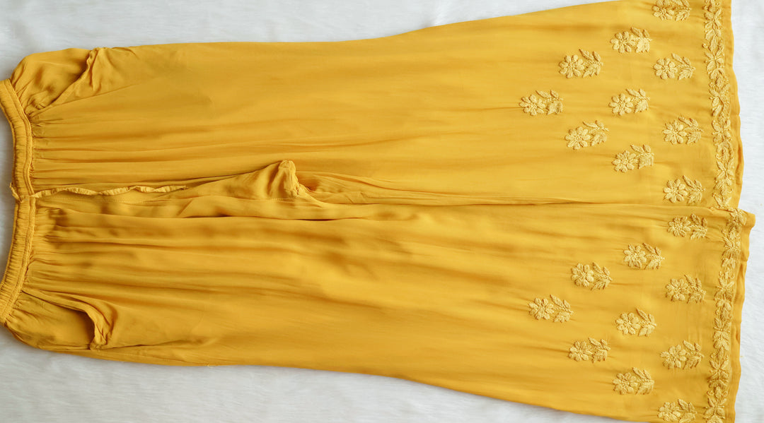 Ayzel Mustard Viscose 3 Piece Set