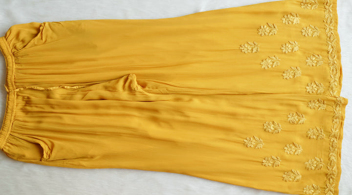Ayzel Mustard Viscose 3 Piece Set