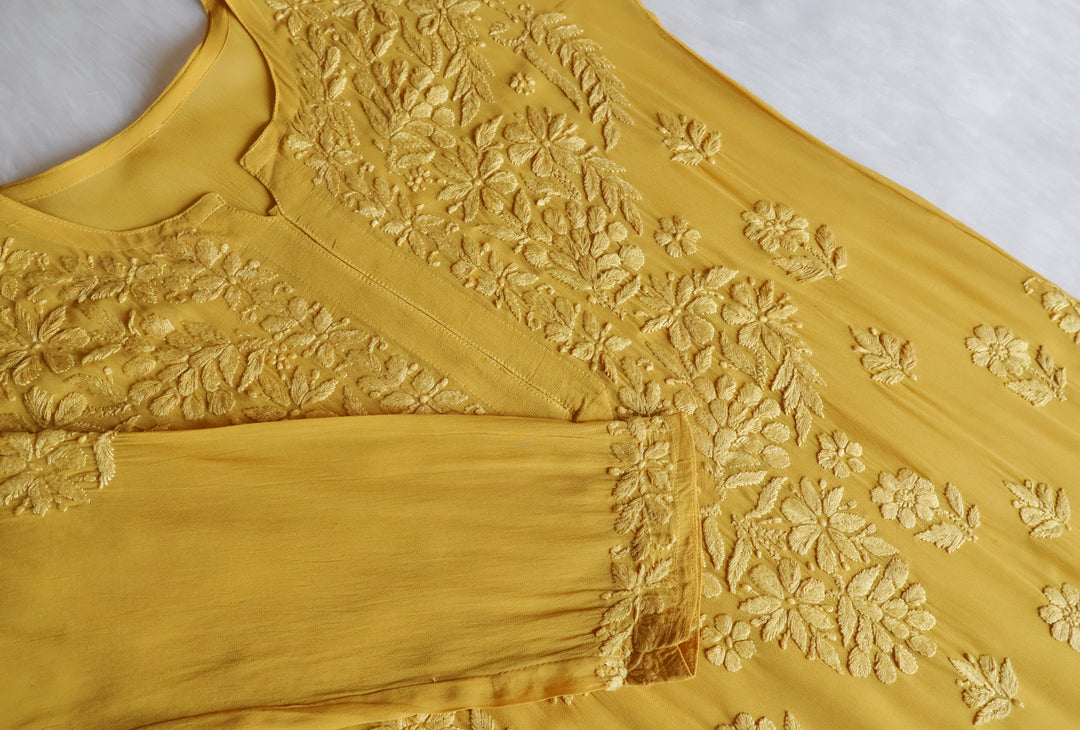Ayzel Mustard Viscose 3 Piece Set