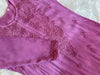 Alysha Burgundy Pink Ombre Long Rayon Kurta
