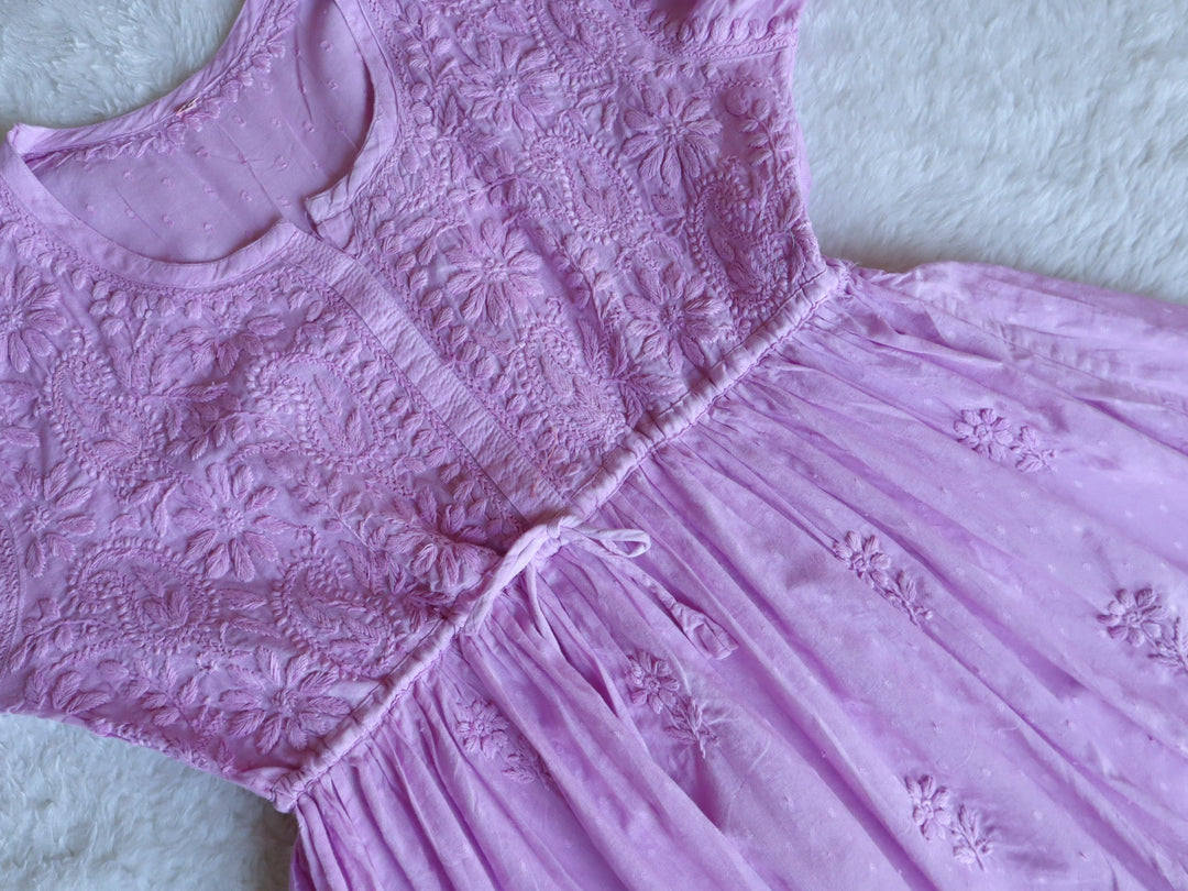 Nazakat Lavender short Frock